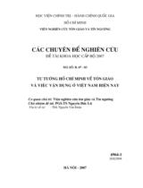 Tư tưởng Hồ Chí Minh về tôn giáo và việc vận dụng ở Việt Nam hiện nay- Các chuyên đề nghiên cứu 