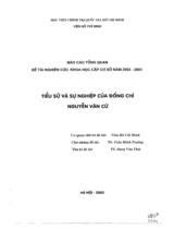 Tiểu sử và sự nghiệp của đồng chí Nguyễn Văn Cừ 