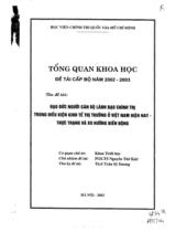 Đạo đức người cán bộ lãnh đạo chính trị trong điều kiện kinh tế thị trường ở Việt Nam hiện nay - thực trạng và xu hướng biến động  