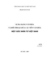 Sự đa dạng văn hóa và đối thoại giữa các nền văn hóa một góc nhìn từ Việt Nam  