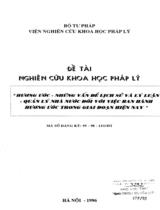 Hương ước - Những vấn đề lịch sử và lý luận - Quản lý nhà nước đối với viêcj ban hành hương uóc trong giai đoạn hiện nay  