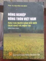 Nông nghiệp nông thôn Việt Nam sau hai mươi năm đổi mới - Quá khứ và hiện tại  Sách tham khảo